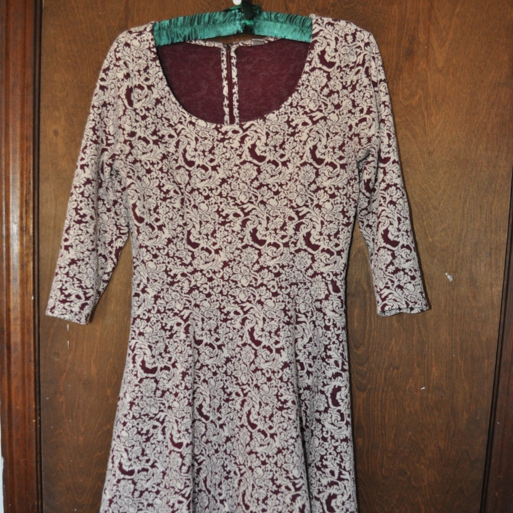LC LAUREN CONRAD Vintage Patterned Dress